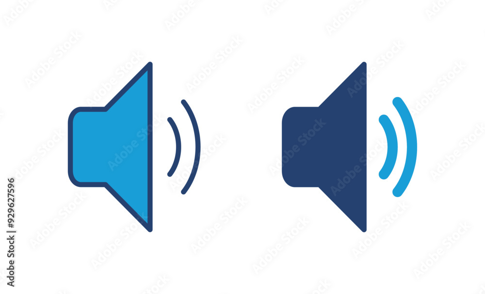 Speaker icon vector. volume icon vector. loudspeaker icon vector. sound symbol