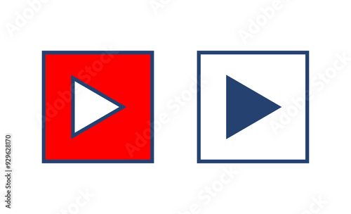 Free Download Play Icon vector. Play button vector icon - GFXLoad