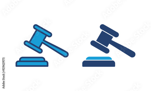 Gavel icon vector. judge gavel icon vector. law icon vector. auction hammer