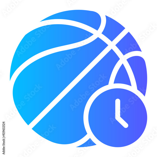 basketball gradient icon