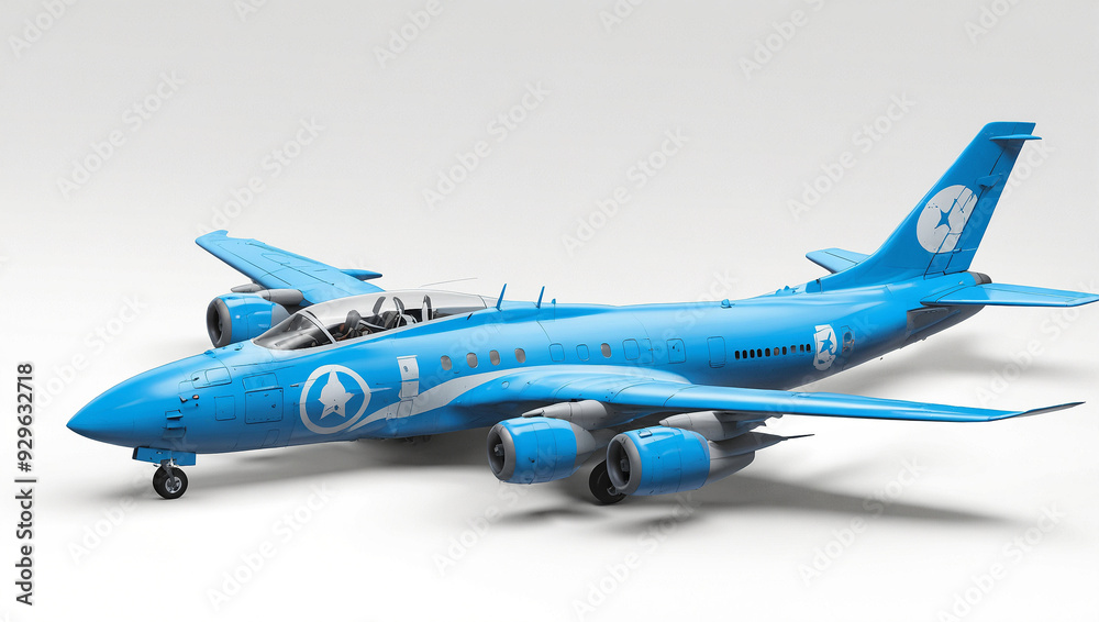 a model of the light blue air plan a model of the light blue air plan