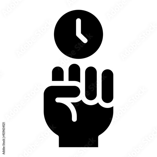 empowerment glyph icon