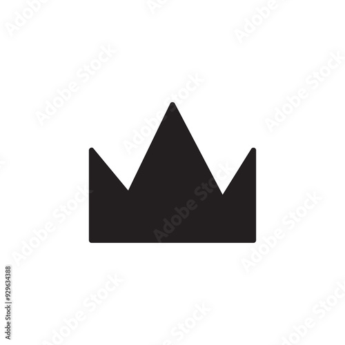 Crown icon vector, crown sign trendy style illustration for web and app on white background..eps