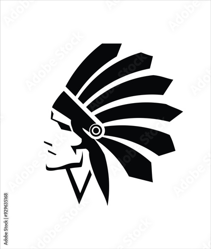head of native american chief, native American day