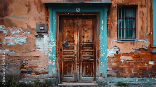 Architectural design of house doors