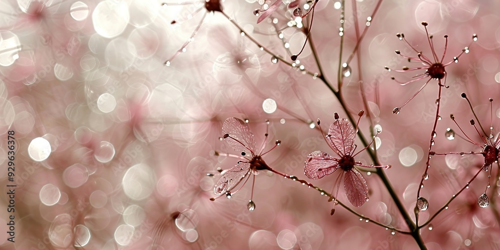 Fototapeta premium close up of pink flower