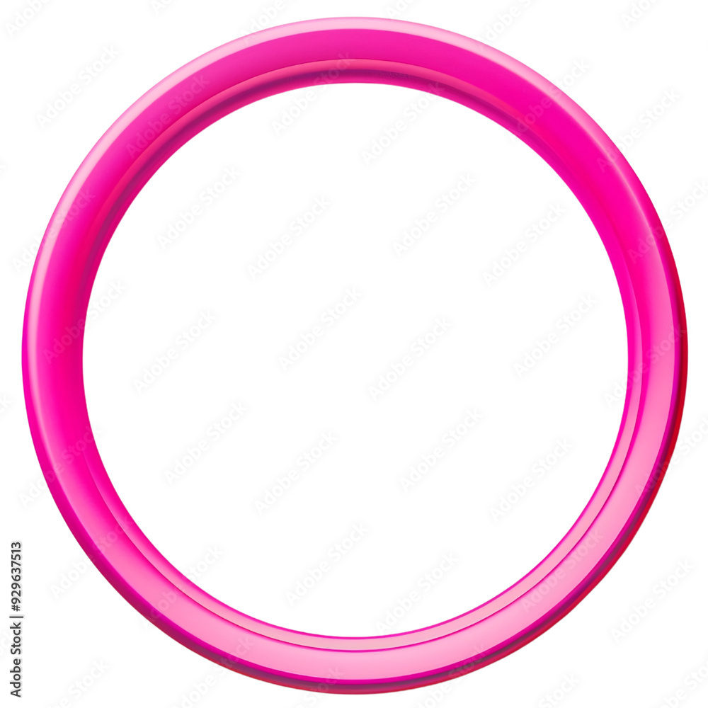Pink circle geometric ball shape icon. Circle line. Pink circle geometric ball shape icon. Circle line.