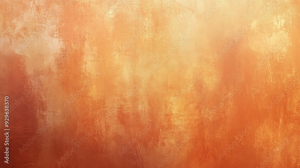 Obraz premium Warm and inviting terracotta gradient background with subtle texture, perfect for a rustic feel.