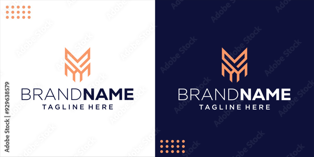 Creative Abstract Logo Letter YM, Design Inspiration, Illustration, Vector Creative Abstract Logo Letter YM, Design Inspiration, Illustration, Vector