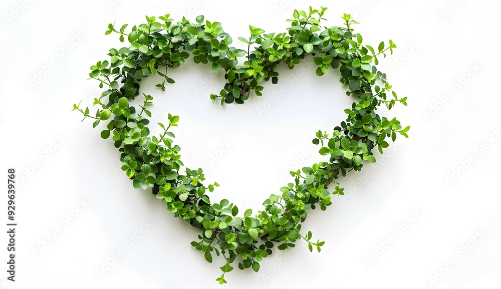 Green grass heart icon Green grass heart icon