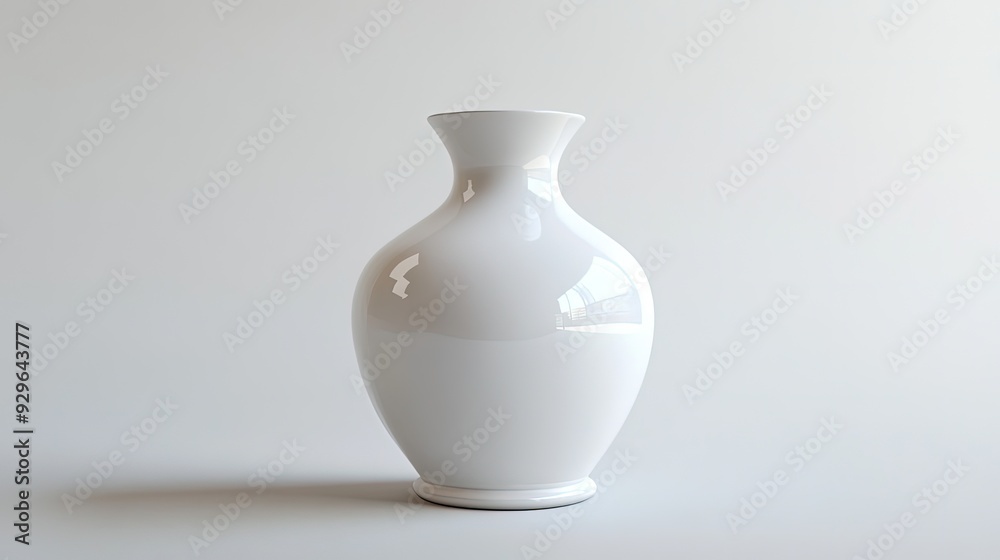 Vase, on the white background Vase, on the white background