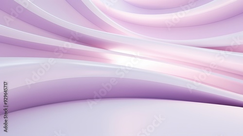 3d rendering of White and purple abstract geometric background. Scene for advertising, technology, showcase, banner, game, sport, cosmetic, business, metaverse. Sci-Fi Illustration. Product display