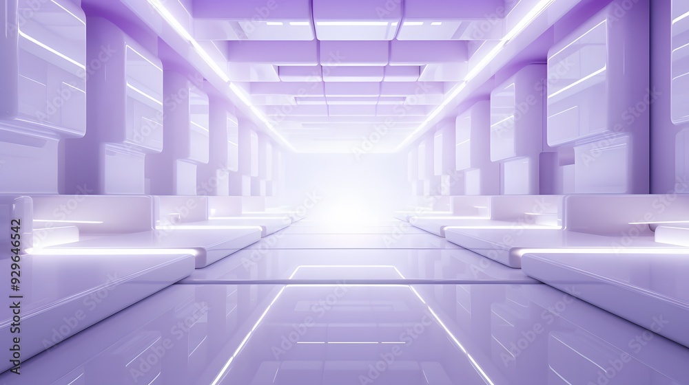 3d rendering of White and purple abstract geometric background. Scene for advertising, technology, showcase, banner, game, sport, cosmetic, business, metaverse. Sci-Fi Illustration. Product display 3d rendering of White and purple abstract geometric background. Scene for advertising, technology, showcase, banner, game, sport, cosmetic, business, metaverse. Sci-Fi Illustration. Product display