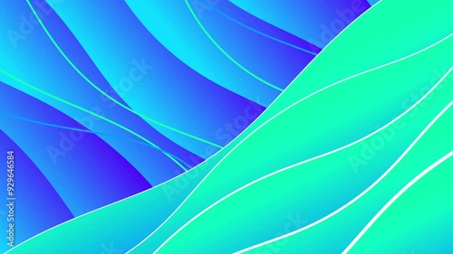 Gradient Wave  Video Background