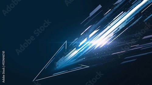 疾走する青、未来技術テクスチャー6