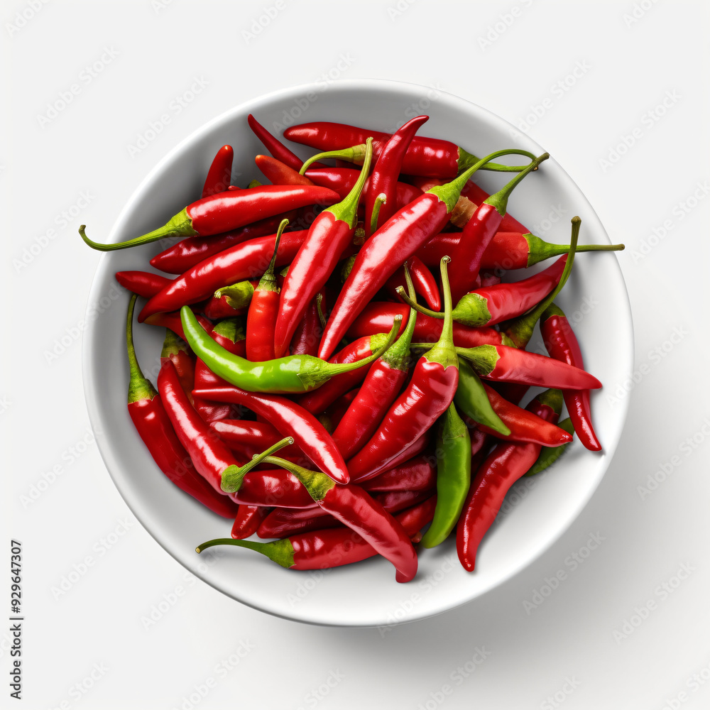 Chili peppers in bowl