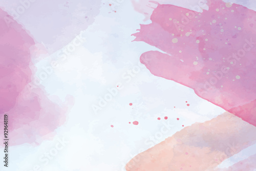 Watercolor pastel abstract background