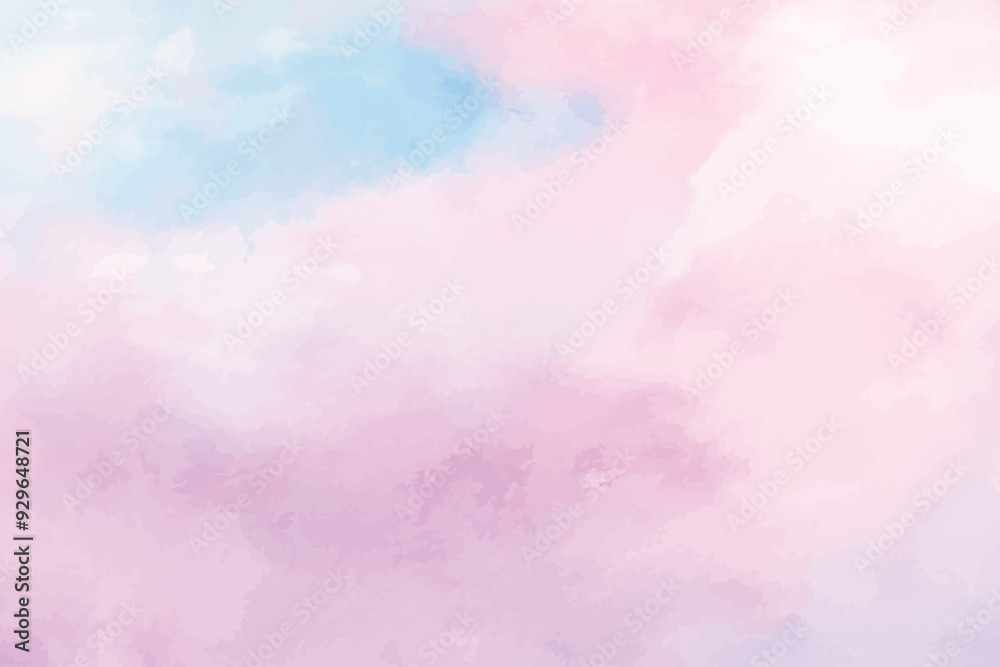 Fototapeta premium Watercolor pastel abstract background