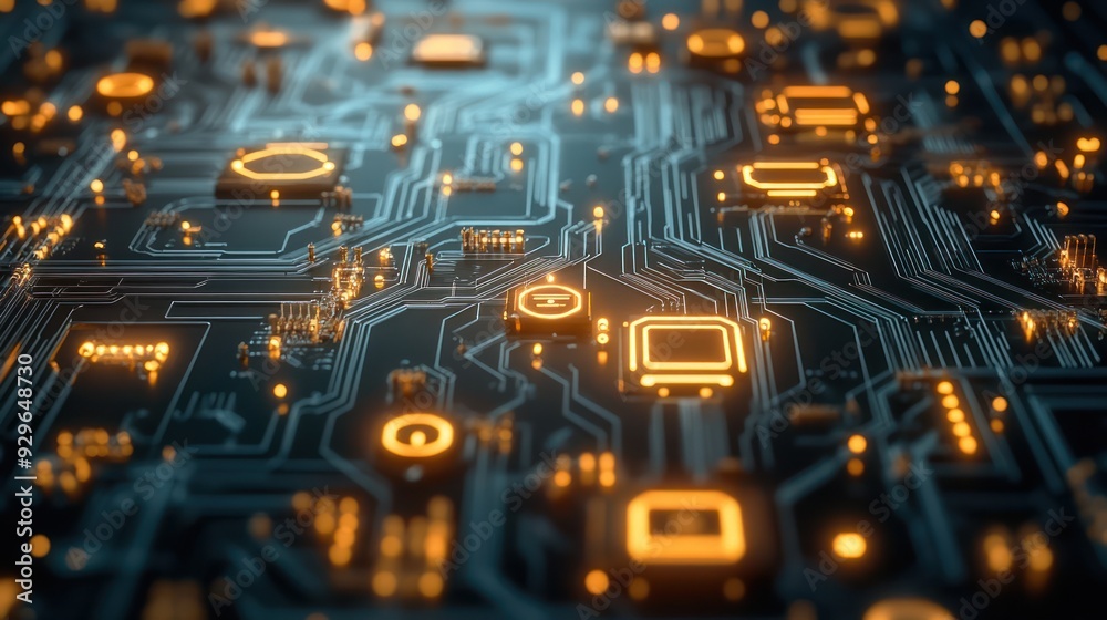 Abstract Circuit Board Background Abstract Circuit Board Background