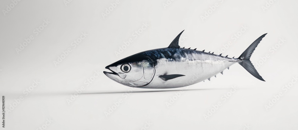 Silverfish Floating on a White Background Silverfish Floating on a White Background