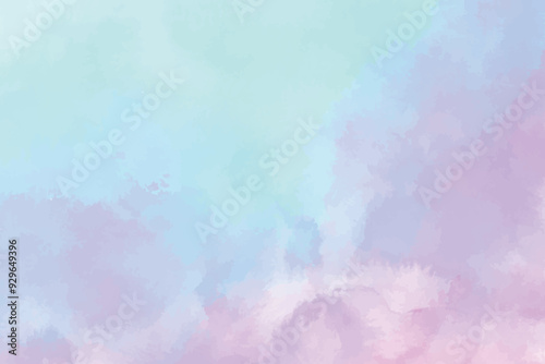 Watercolor pastel abstract background