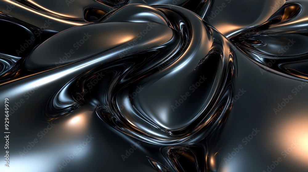 Abstract Liquid Metal Texture Abstract Liquid Metal Texture