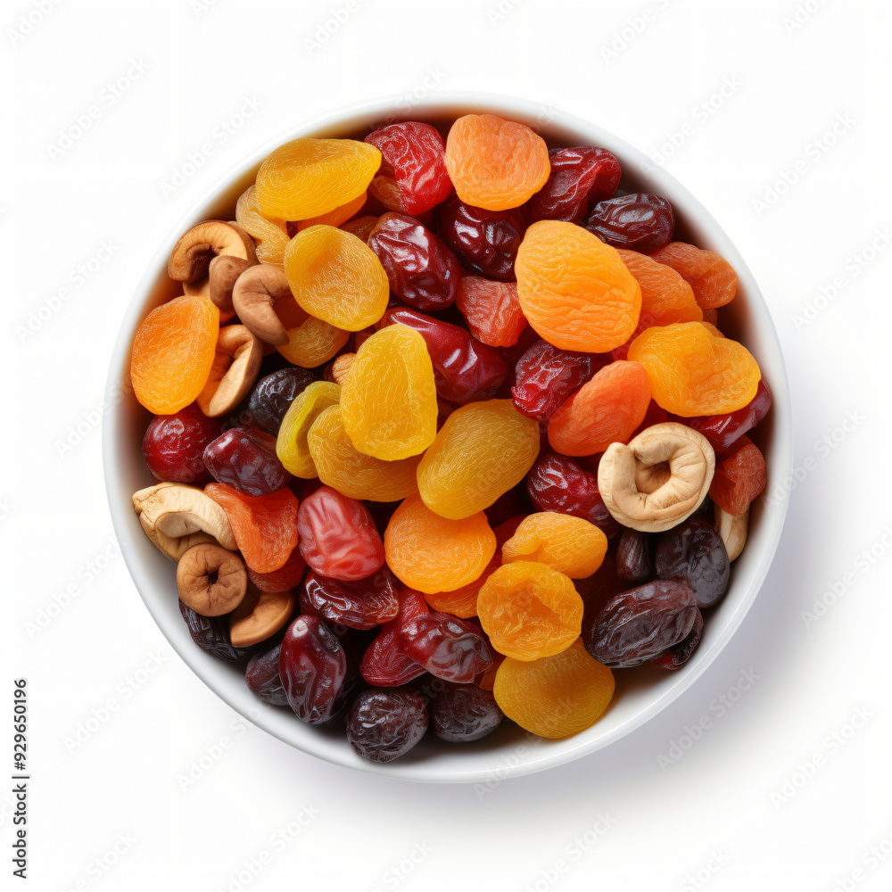 Dried fruits in bowl