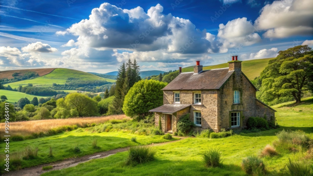 Secluded lonely house in the countryside, isolated, abandoned, remote, cabin, desolate, lonely, quiet, serene, tranquil Secluded lonely house in the countryside, isolated, abandoned, remote, cabin, desolate, lonely, quiet, serene, tranquil