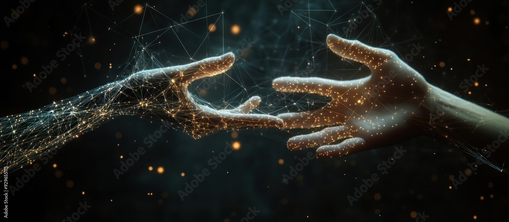 Intertwined Hands in a Digital Network Intertwined Hands in a Digital Network