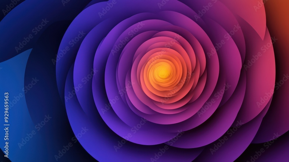 Abstract Colorful Spiral Abstract Colorful Spiral