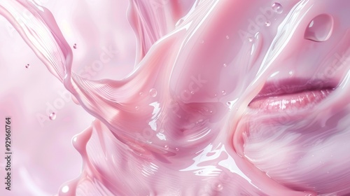 concept of Alpha hydroxy acid , AHA for Skin Care Cosmetic poster, banner design