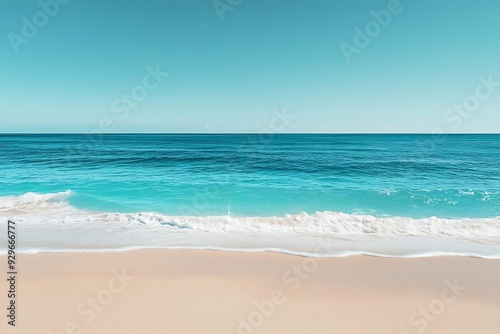 Beach Photo: Tranquil Turquoise Waters and Soft Sand