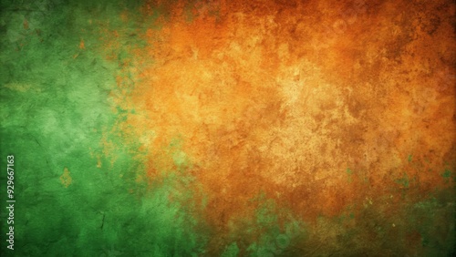 Grainy and grungy texture in earthy orange and green tones , texture, grunge, grainy, earthy, orange, green, tones