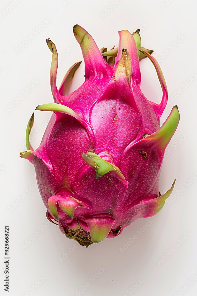 Fototapeta premium Exotic dragon fruit isolated on white background