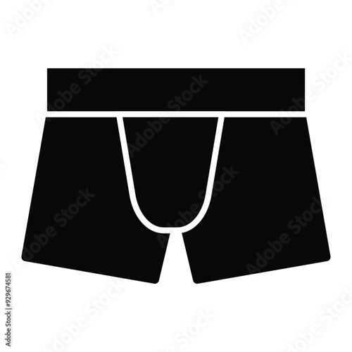 Boxer briefs icon illustration element design