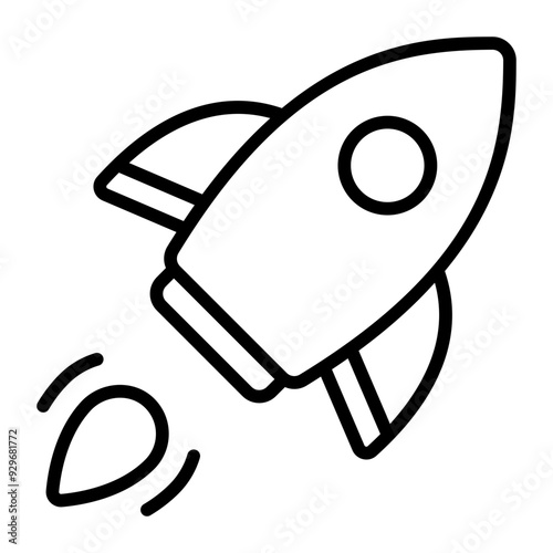 Launch line icon