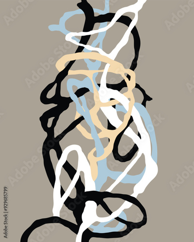 contemporary art emotional color elements