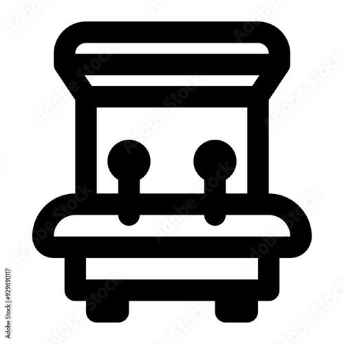 arcade game, arcade machine, game machine, video game, game, gaming outline icon