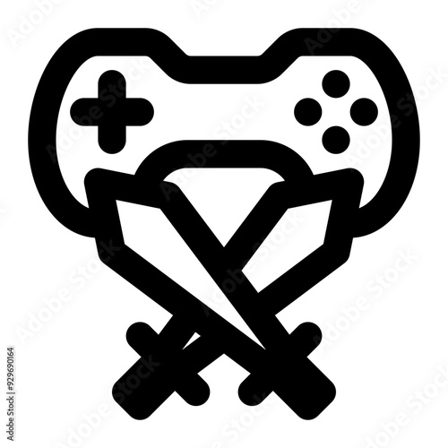battle game, versus game, fight game, war game, duel, games, gaming outline icon