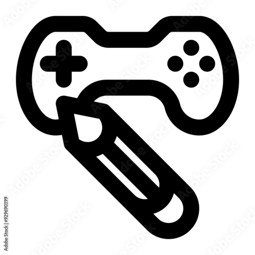 game customization, game design, game creation, game development, gaming outline icon