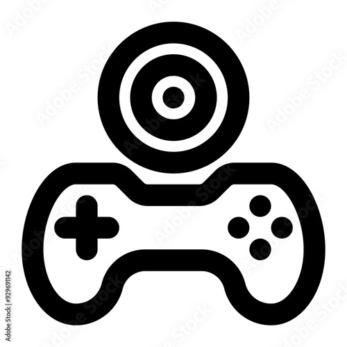 mission, game, target, shooting game, video game, game development outline icon