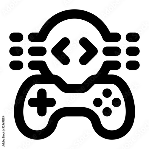 open source, game, game application, programming, coding, game development, game apps outline icon