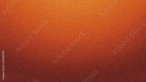 Orange color gradient background blurred color, grainy texture effect, futuristic banner design