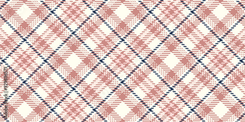 Vector checkered pattern. Tartan, textured seamless twill for flannel shirts, duvet covers, other autumn winter textile mills. Vector Format