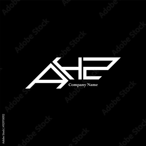 AHZ logo design, AHZ simple and modern logo. AHZ luxurious alphabet design photo