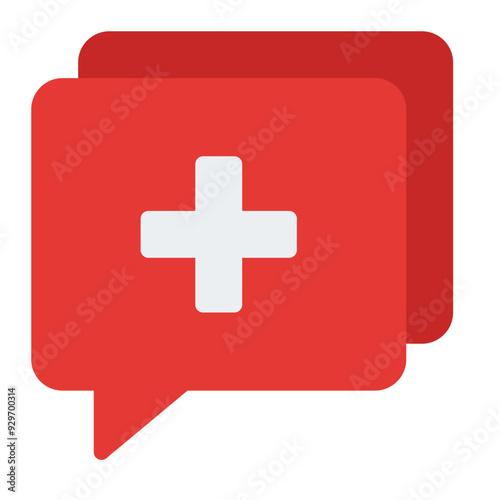 Chat flat icon photo