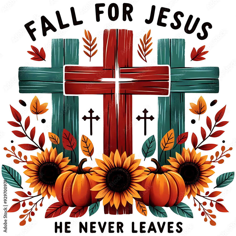 Fall for Jesus Sublimation PNG Fall for Jesus Sublimation PNG