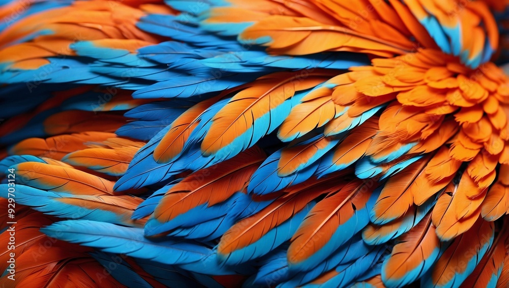 Fototapeta premium blue and yellow macaw