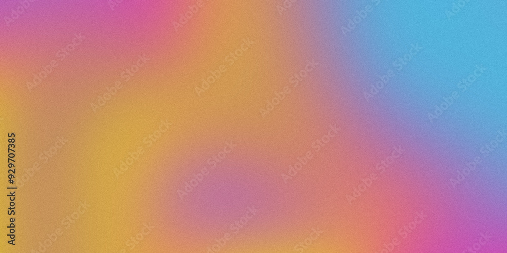 Obraz premium Colorful modern gradient background color yellow and blue pastel texture noise