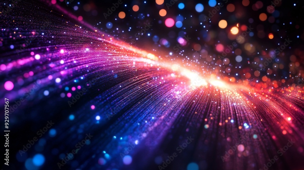 Obraz premium Colorful Abstract Sparkle Background